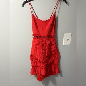 Hello Molly Red Mini Dress